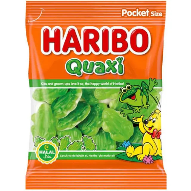 Halal Haribo Quaxi Frog 100grm