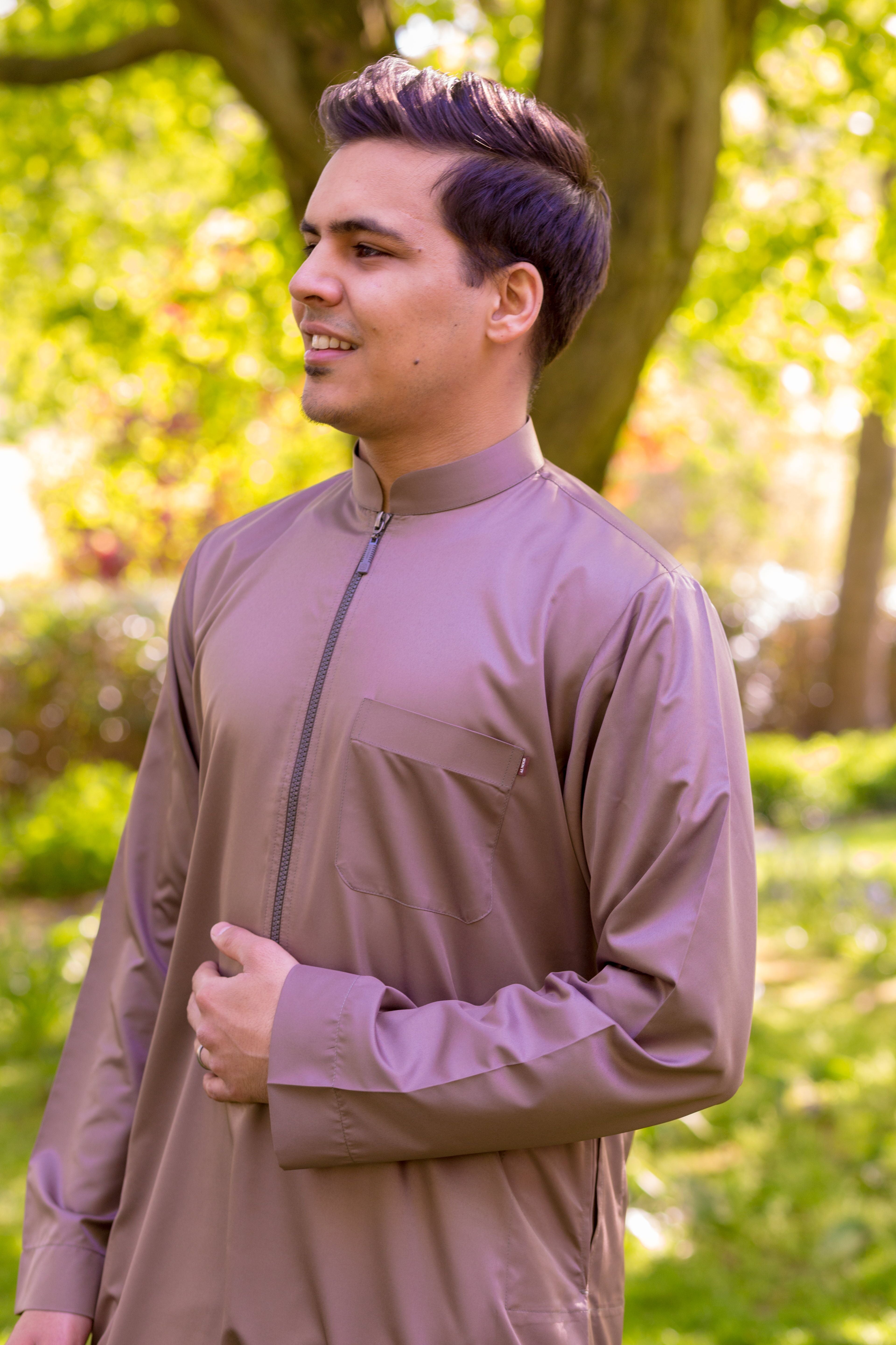 Classic Zip Thobe ( Bronze ) image 4