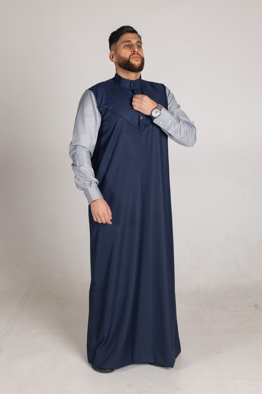 Kids Navy Smart Thobe Design ST1 image 2