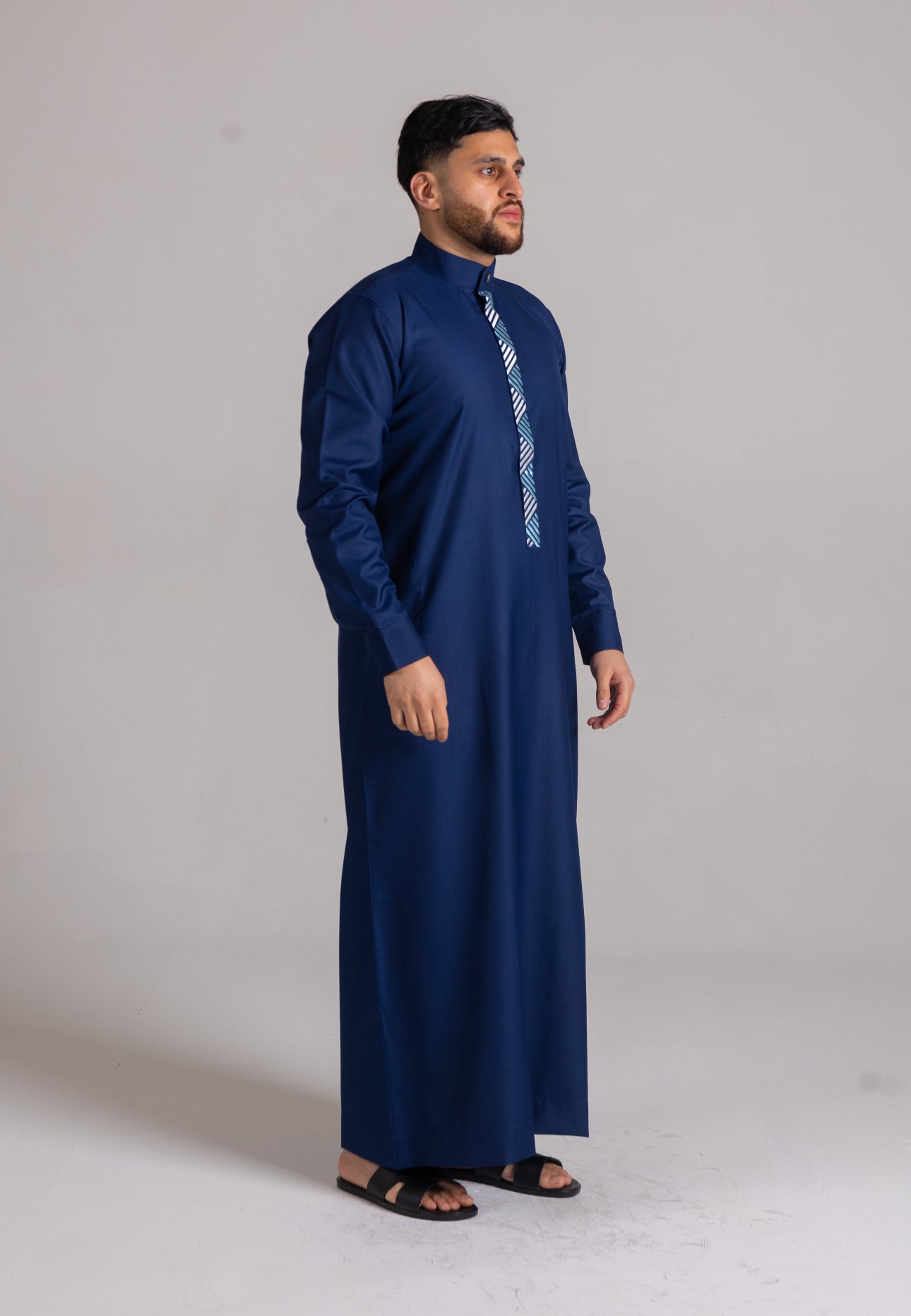 Kids Navy Smart Thobe Design ST5 image 4