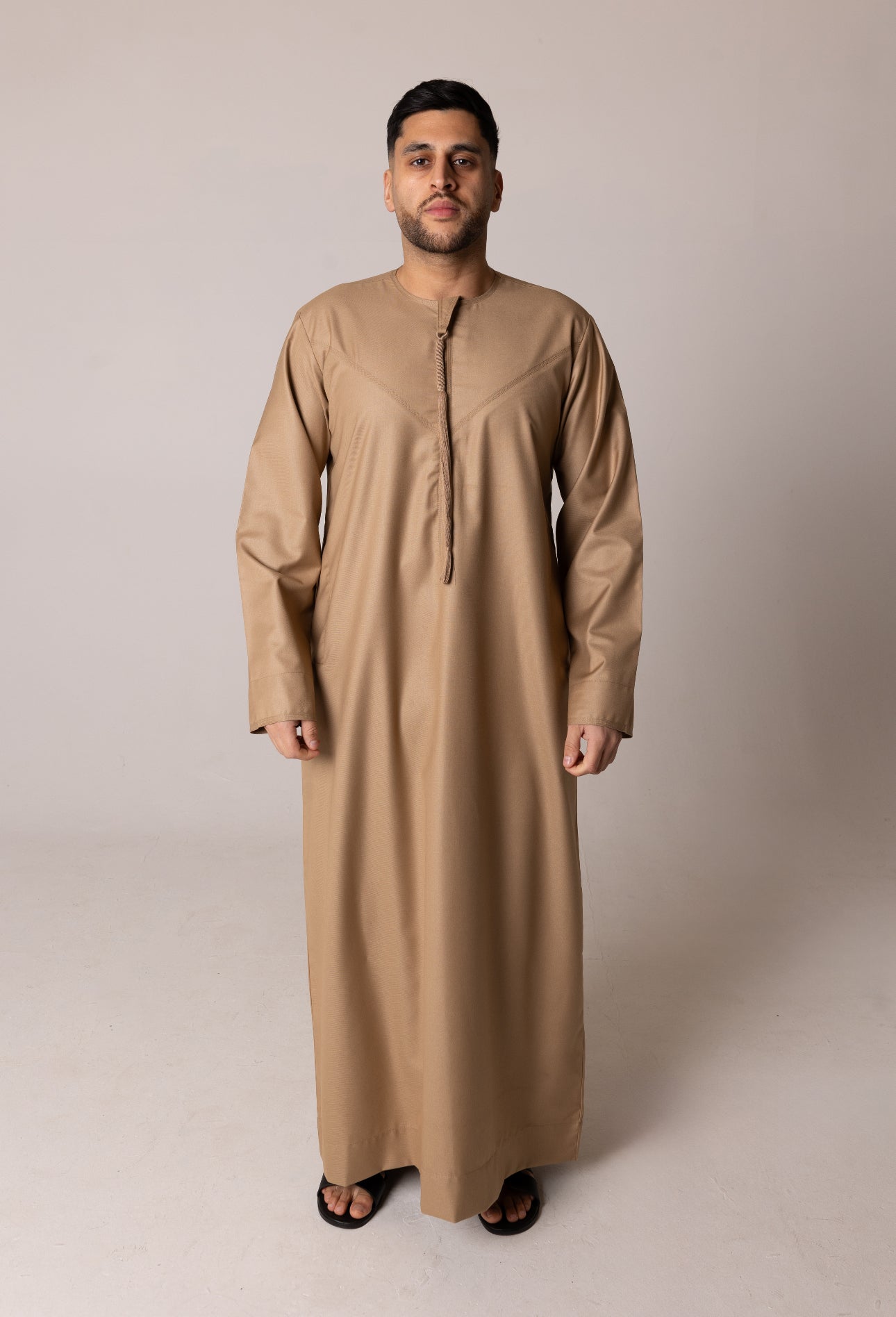Kids Quality Emirati Thobe ( Gold ) image 3