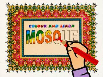 Colour and Learn Mosque-Book 1
