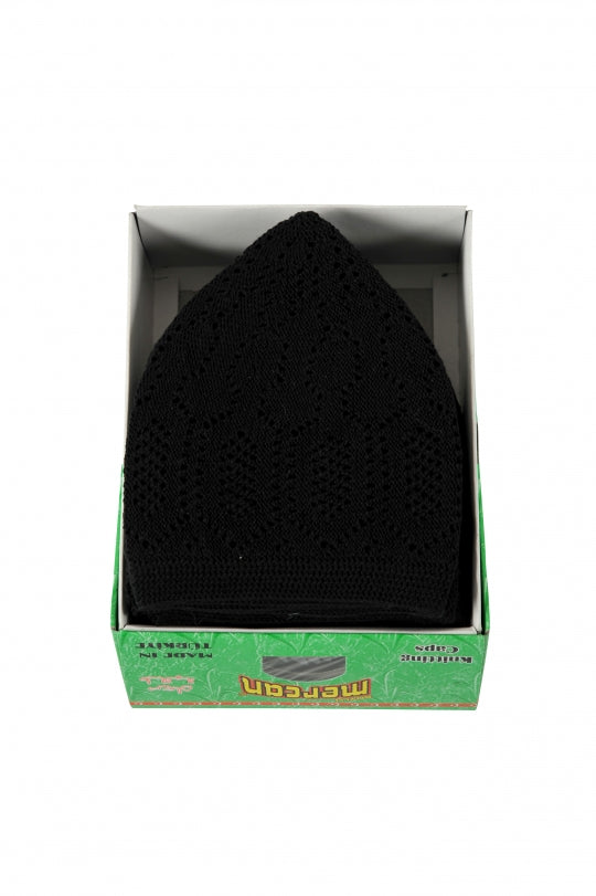 Mens Prayer Hat Mercan - Black