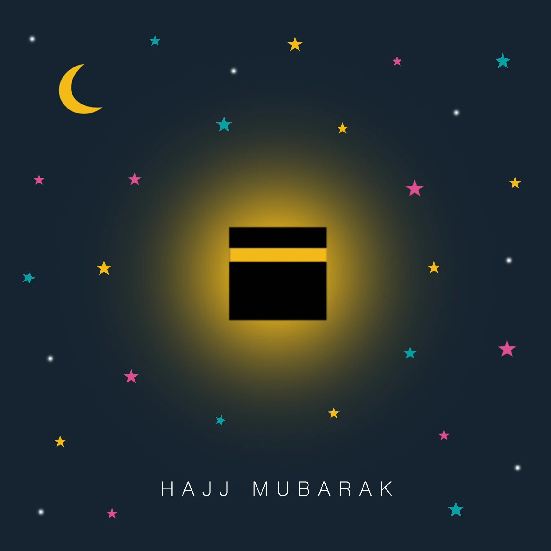 Hajj Mubarak Midnight Kabba - HJ 01