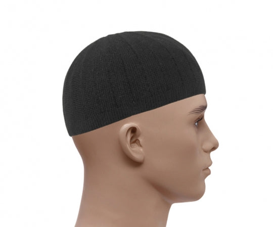 Knitted Vertical Line Prayer Hat