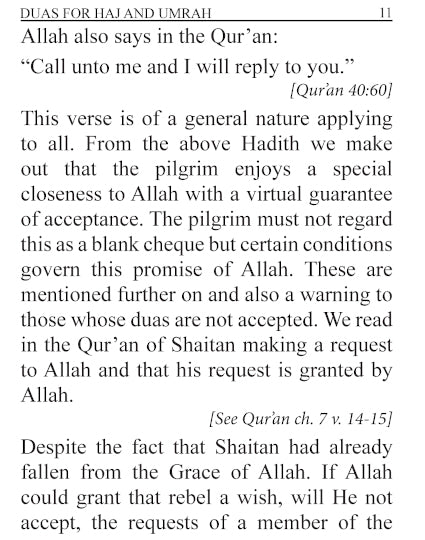 Duas for Haj and Umrah - Pocket