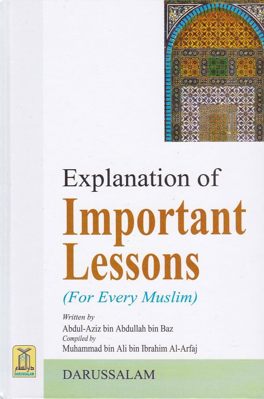 Explanation Of Important Lessons