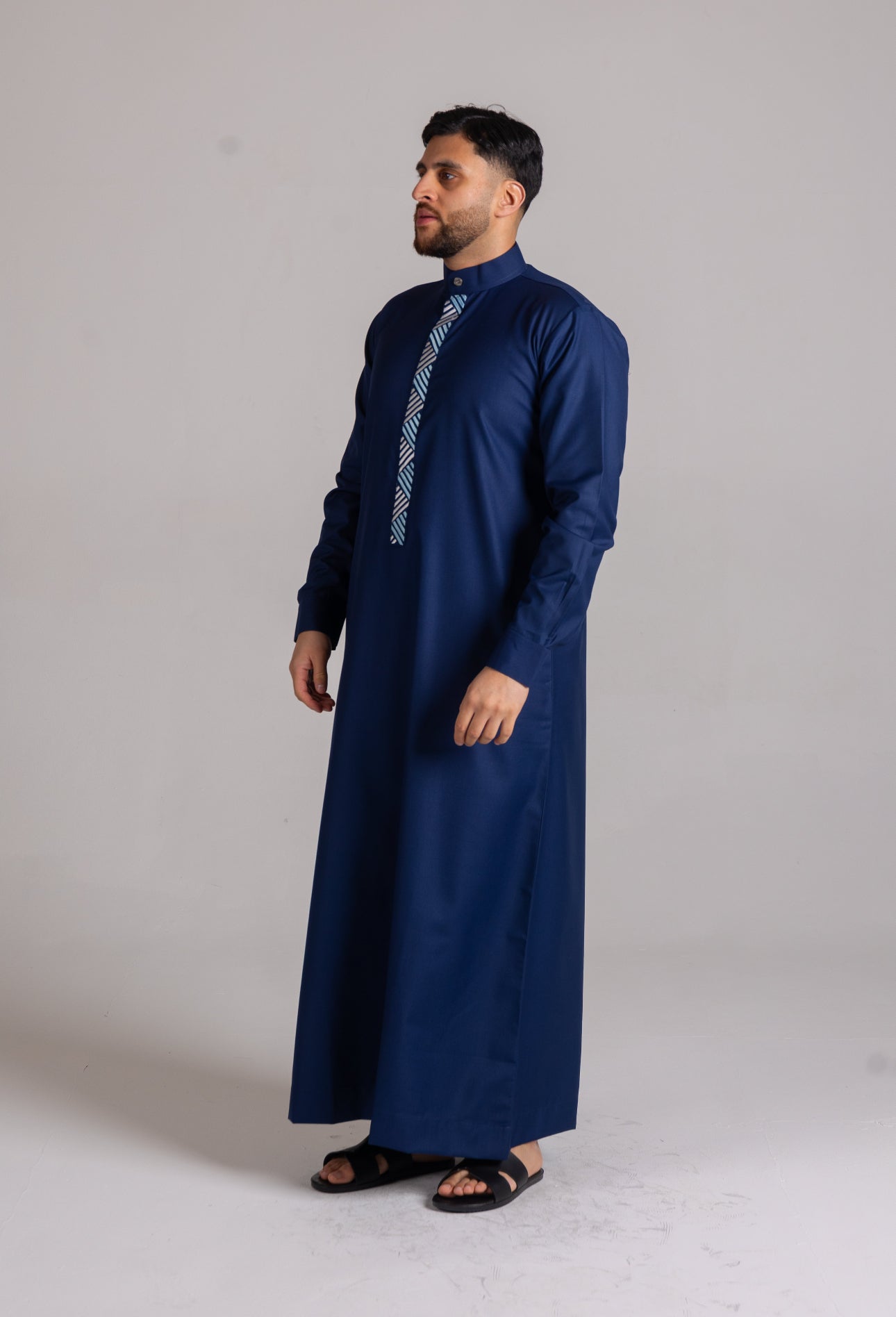 Kids Navy Smart Thobe Design ST5 image 3
