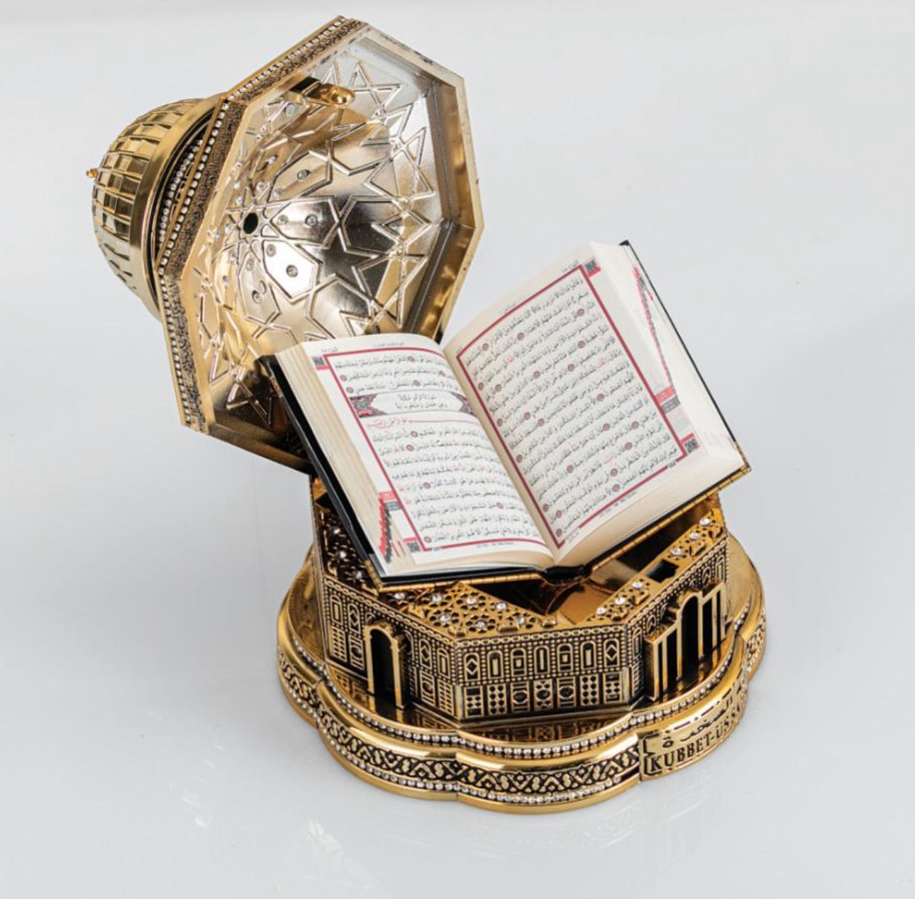 Dome of the rock ornament Mini pocket Quran Box