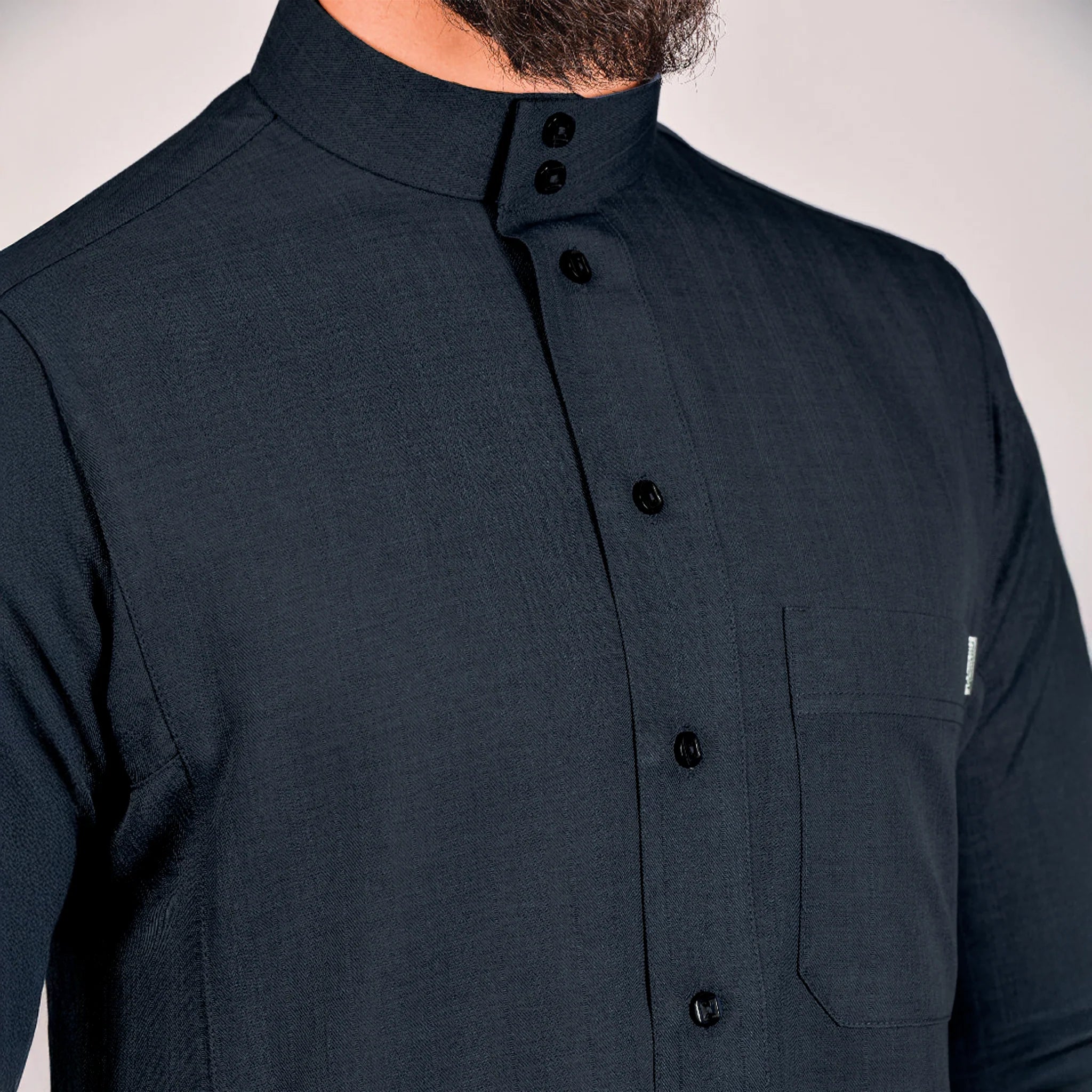 Nusuki Winter Thobe Dark Blue