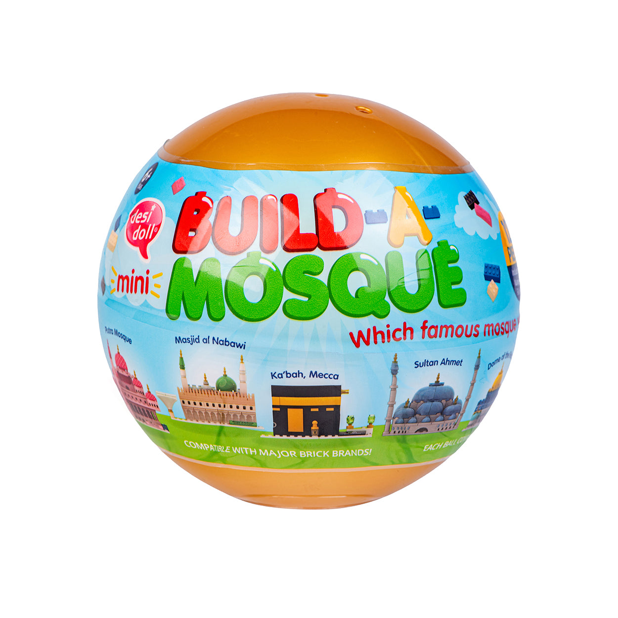 Build-a-Mosque Mini Surprise Ball Building Kits