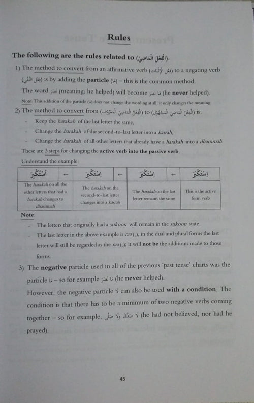 A Comprehensive Study of Arabic Morphology Ilm Sarf