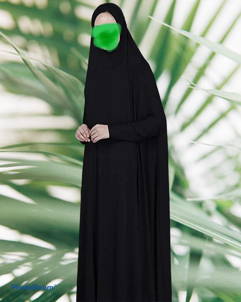 One-piece Large Overhead Prayer Dress Hijab Abaya