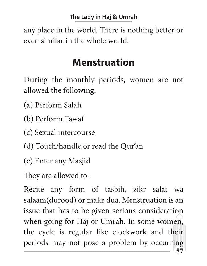 The Lady in Haj and Umrah | Pocket (PB)