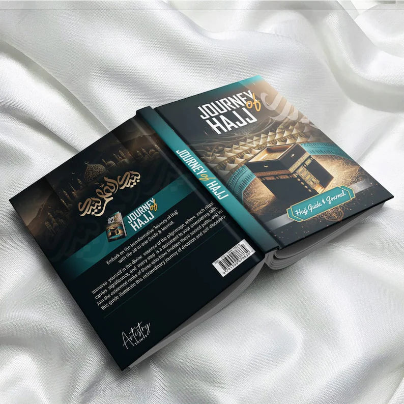 Hajj Guide & Journal with Protective Case - Your Companion for a Sacred Pilgrima