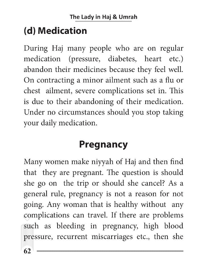 The Lady in Haj and Umrah | Pocket (PB)