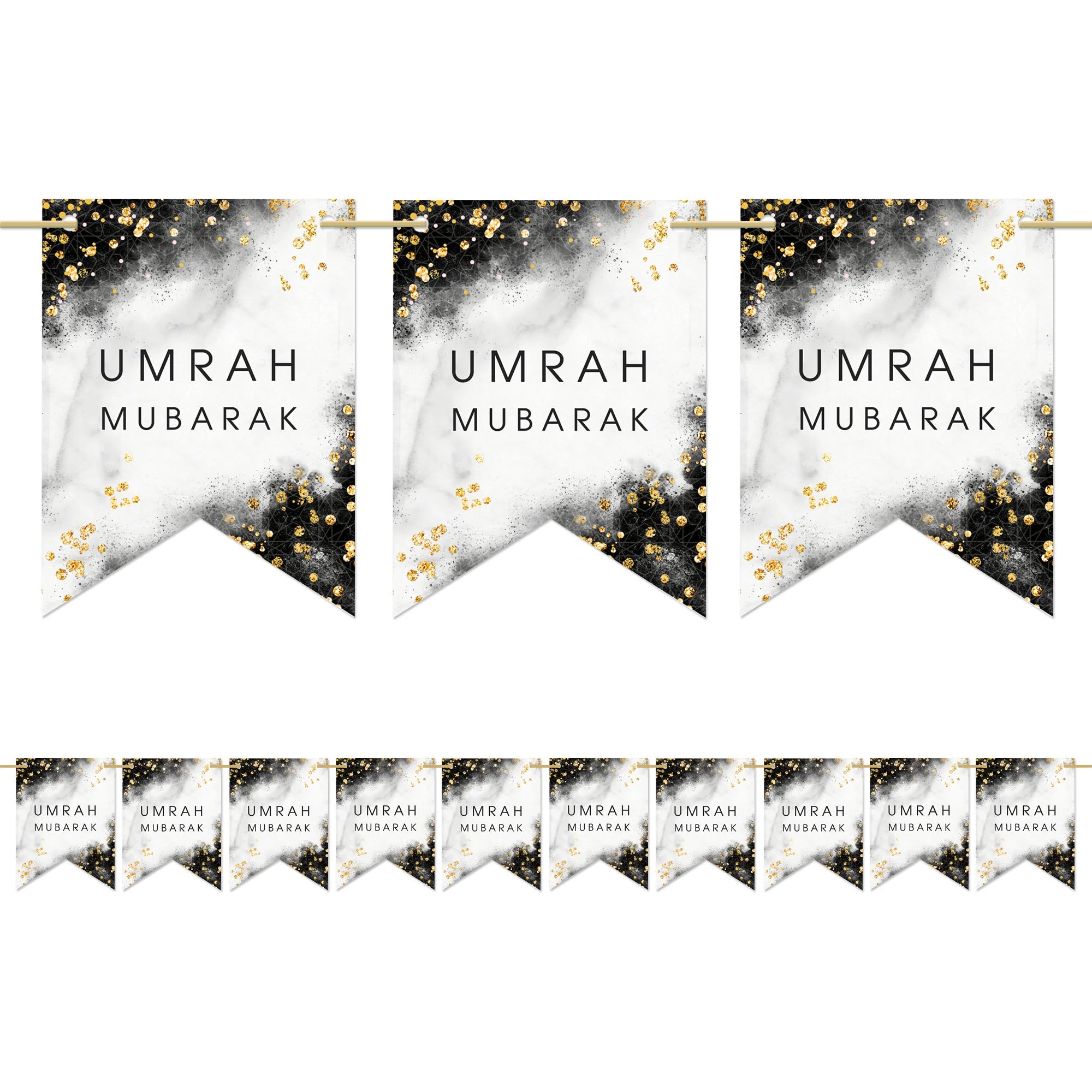Umrah Mubarak Pennant Bunting