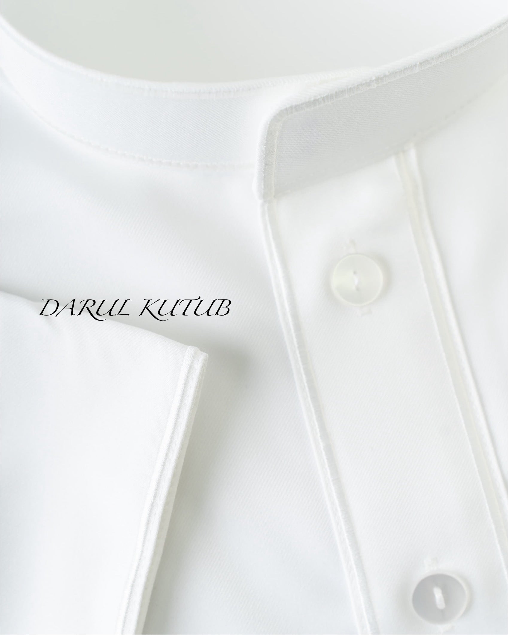 Cream Al Aseel Embroidered Thobe image 3