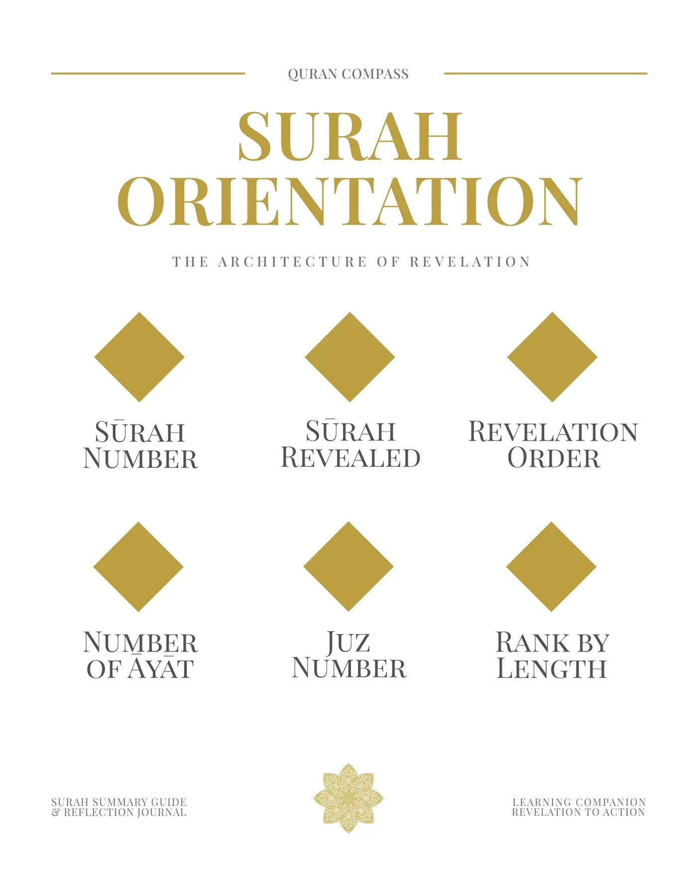 Quran Compass: Surah by Surah Study Guide & Reflection Journal (Deluxe Edition) image 3