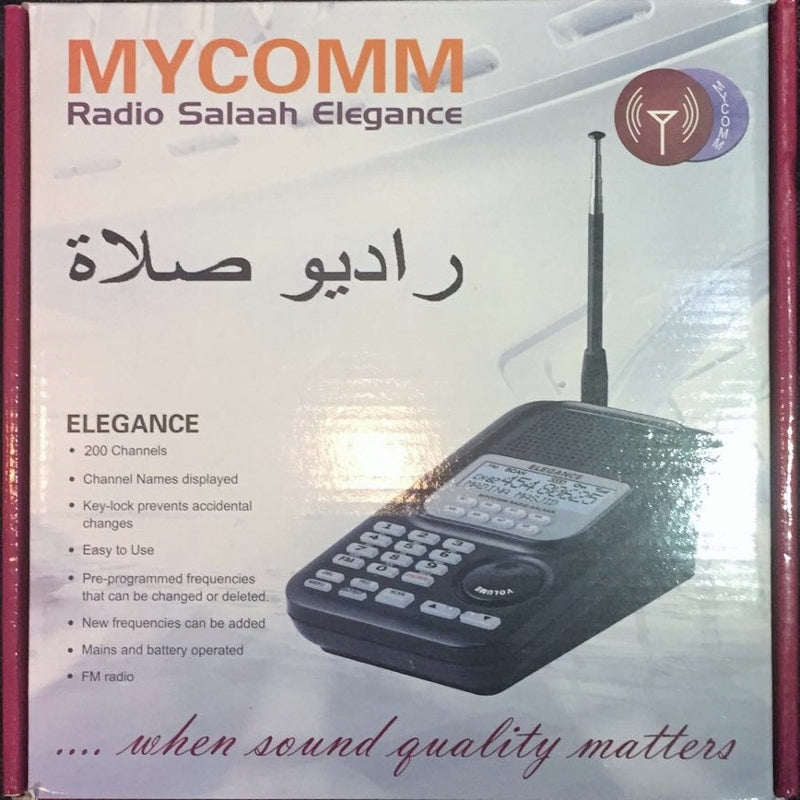 MYCOMM RADIO SALAAH ELEGANCE RECEIVER