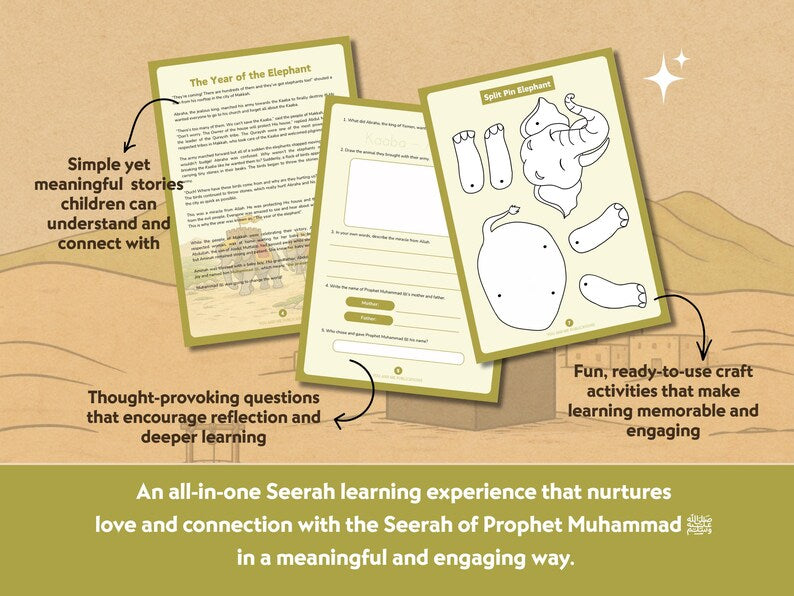 Prophet Muhammad ﷺ - Book One & Book Two | Seerah for Children