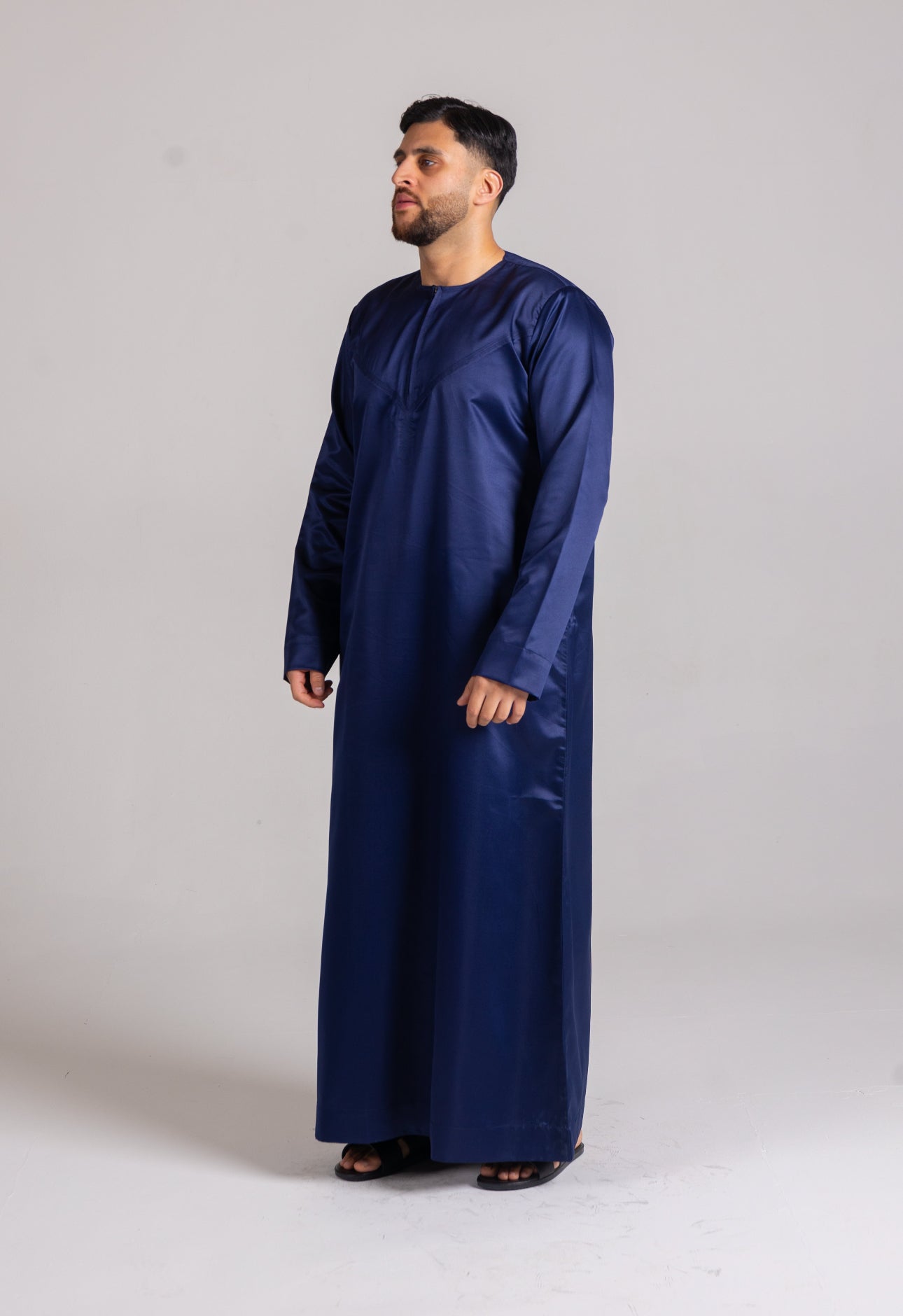 Classic Kids Emirati Thobe ( Navy ) image 2