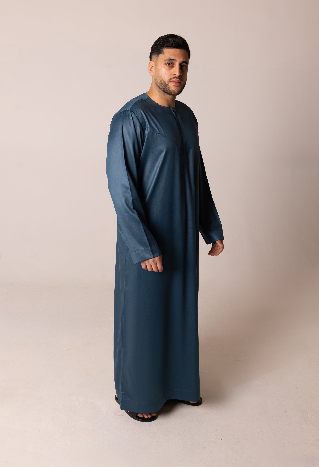 Classic Kids Emirati Thobe ( Teal ) image 3