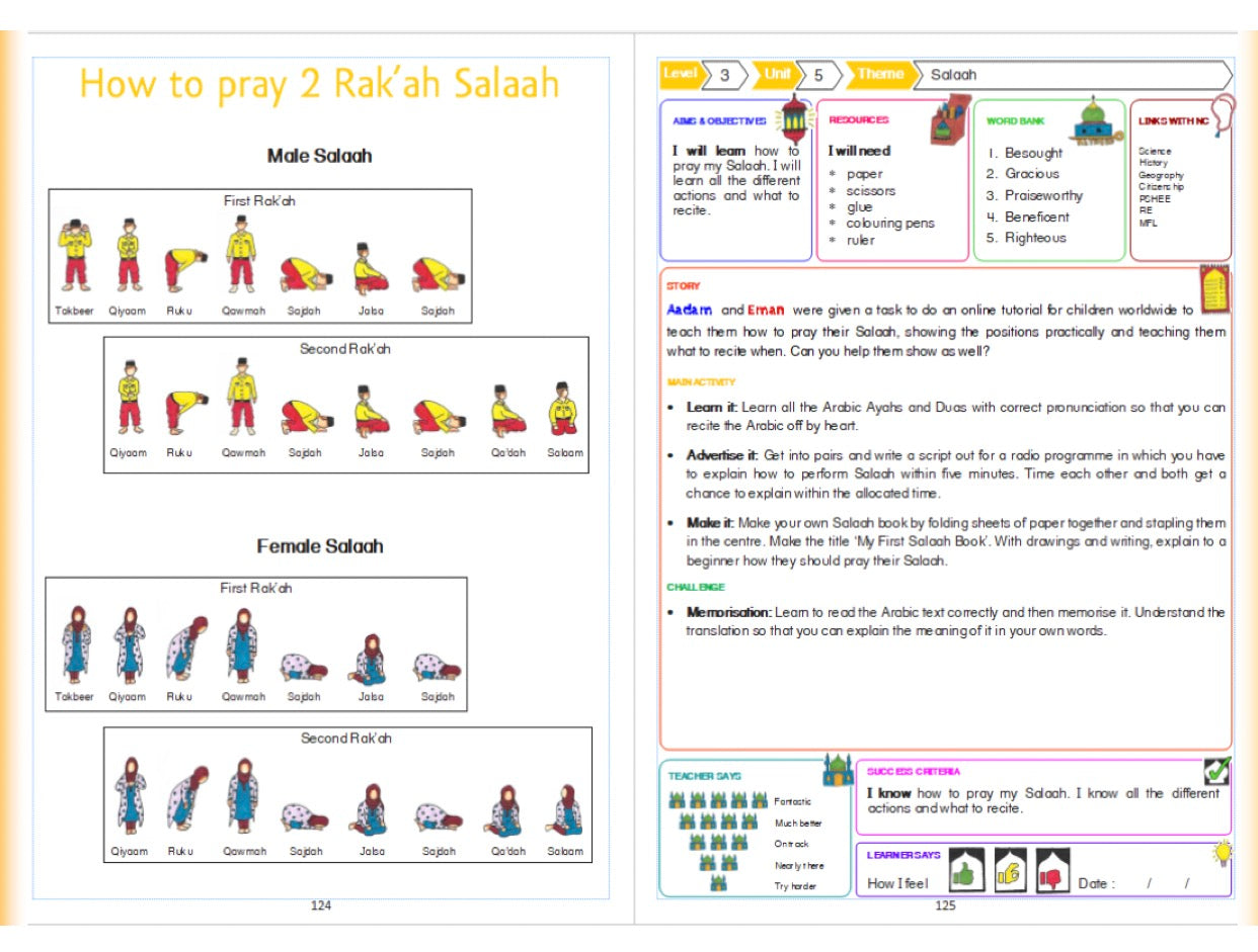 Gift for Muslims: Creative Islamic Studies - Set of 2 Books (PB -Kids Children) image 4