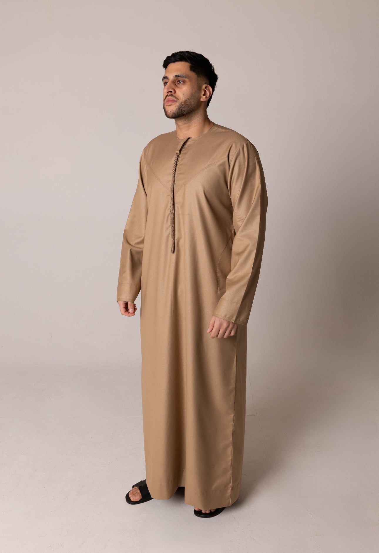 Quality Emirati Thobe ( Gold ) image 1