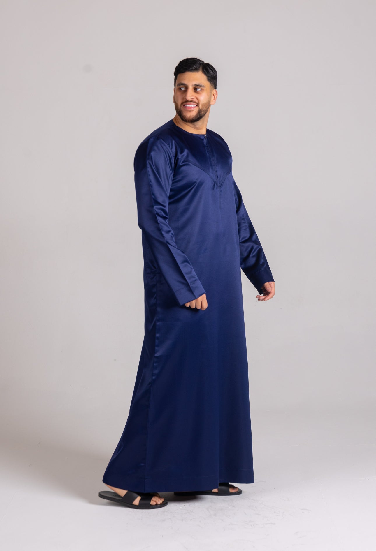 Classic Kids Emirati Thobe ( Navy ) image 0