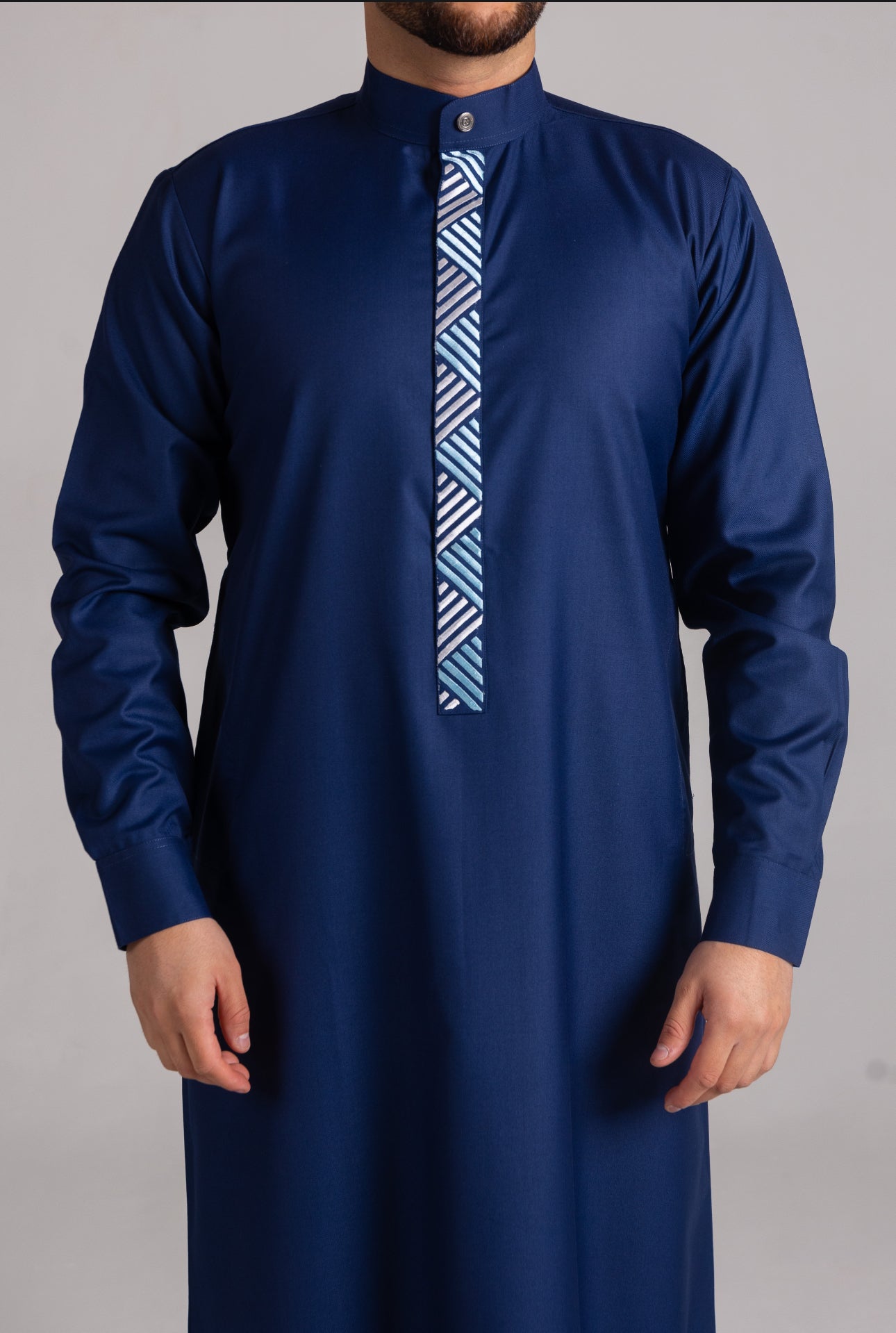 Kids Navy Smart Thobe Design ST5 image 7
