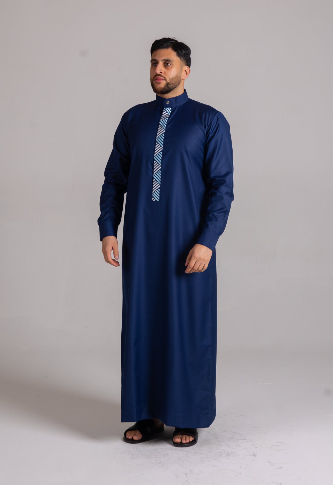 Kids Navy Smart Thobe Design ST5 image 2
