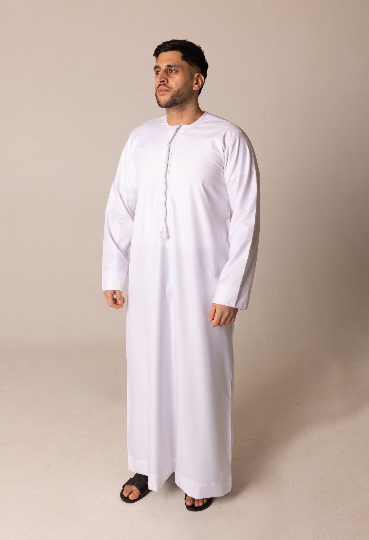 Kids Quality Emirati Thobe ( White ) image 1