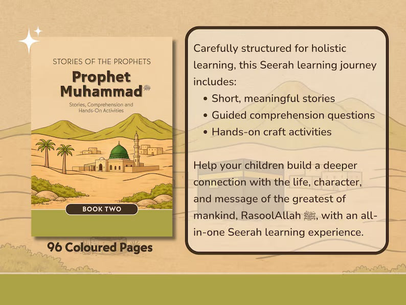 Prophet Muhammad ﷺ - Book One & Book Two | Seerah for Children