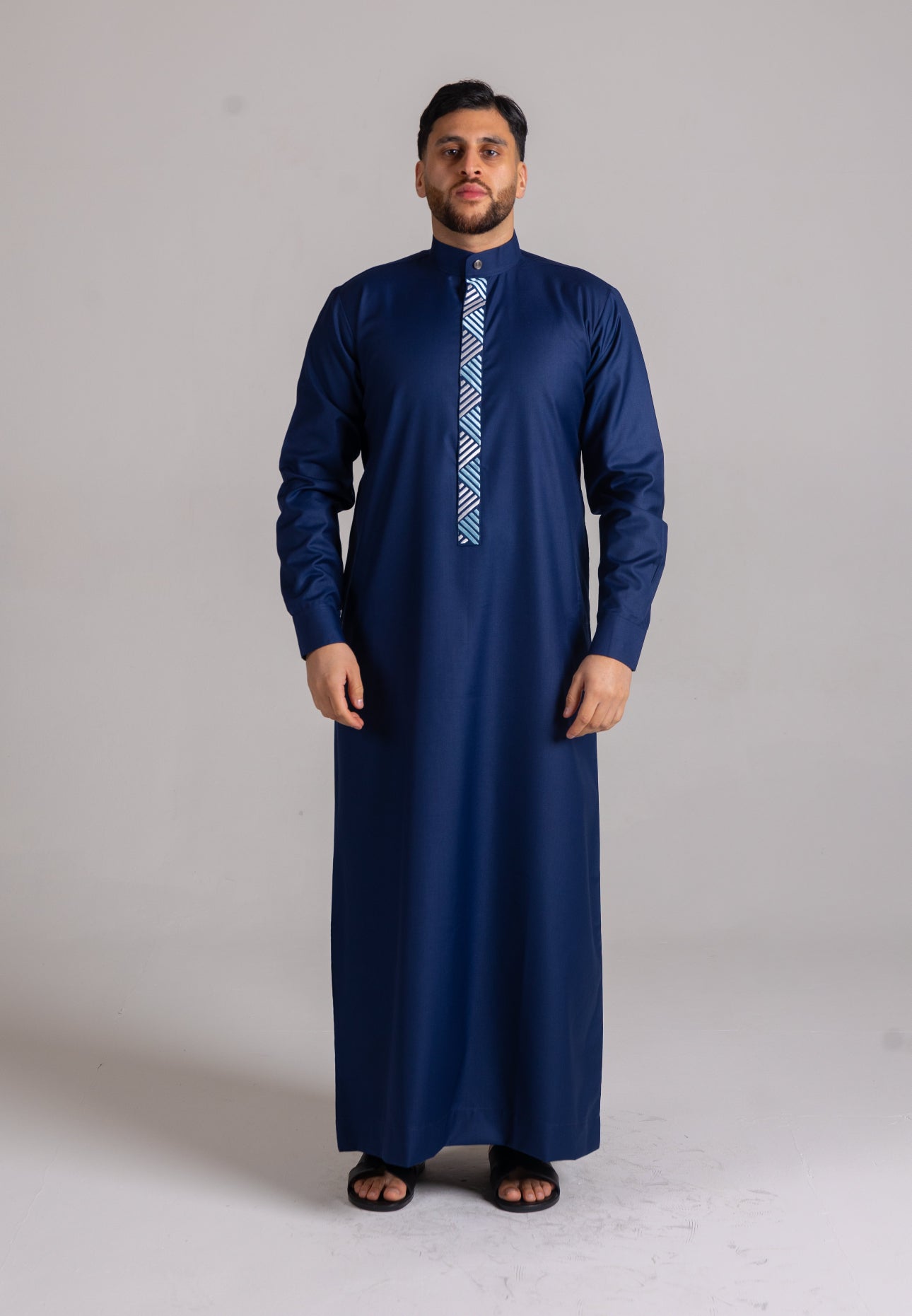 Kids Navy Smart Thobe Design ST5 image 5