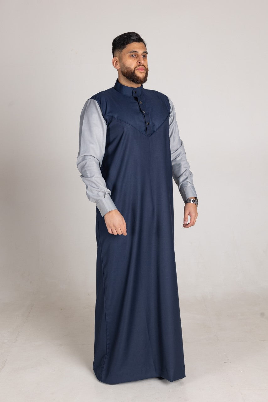 Kids Navy Smart Thobe Design ST1 image 1