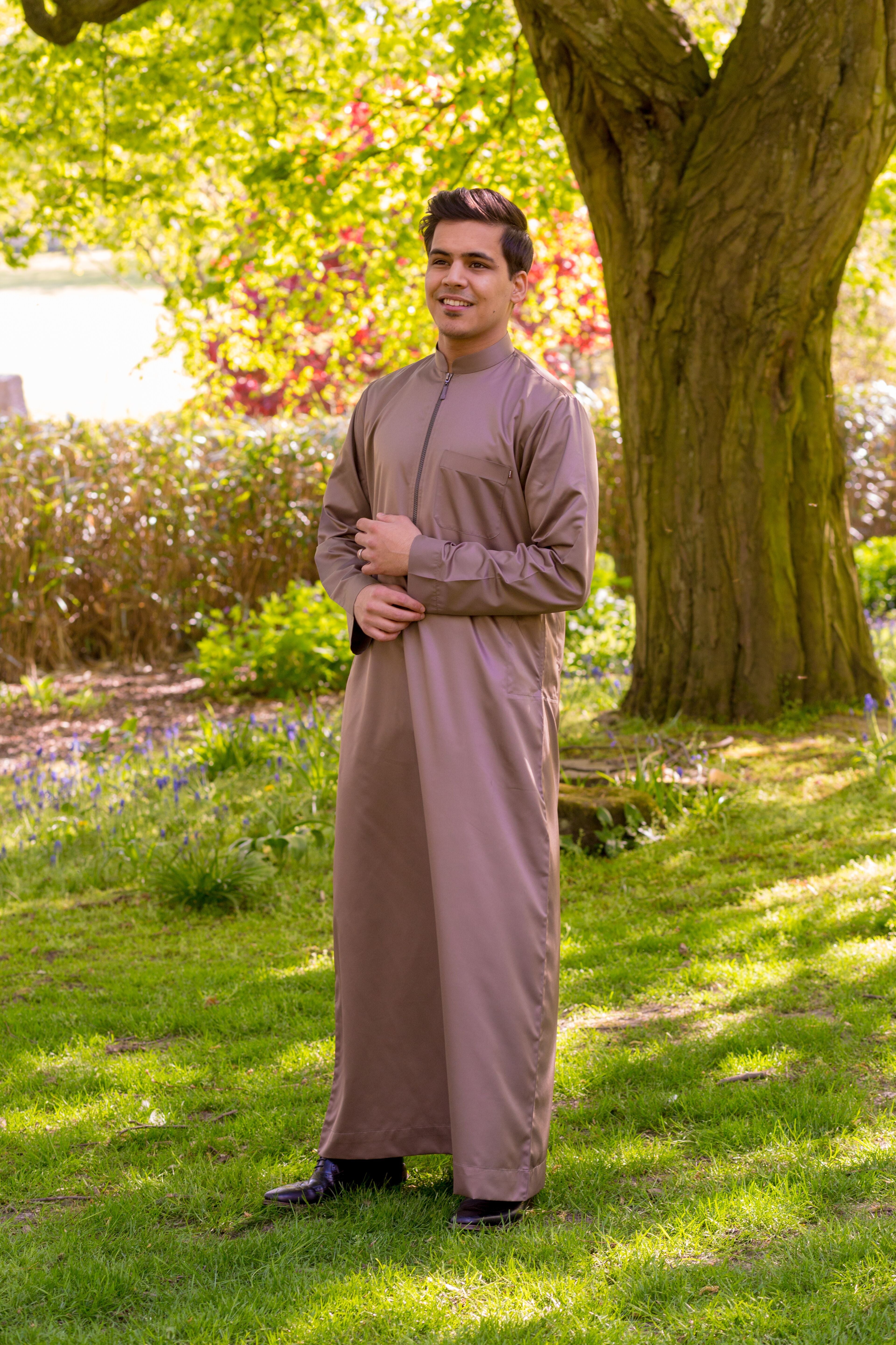 Classic Zip Thobe ( Bronze ) image 1
