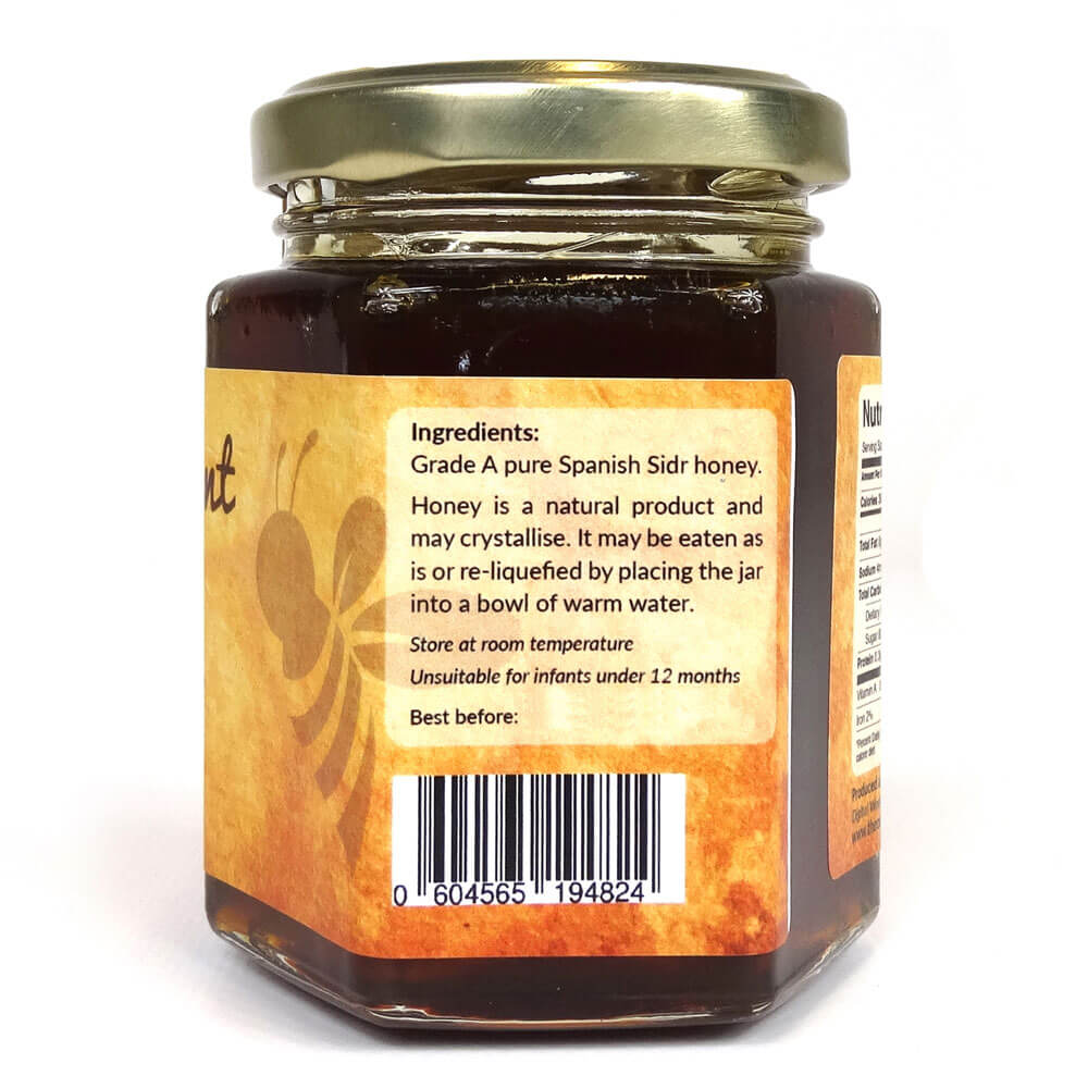 Royal Raw  Honey Jar 250gm image 1