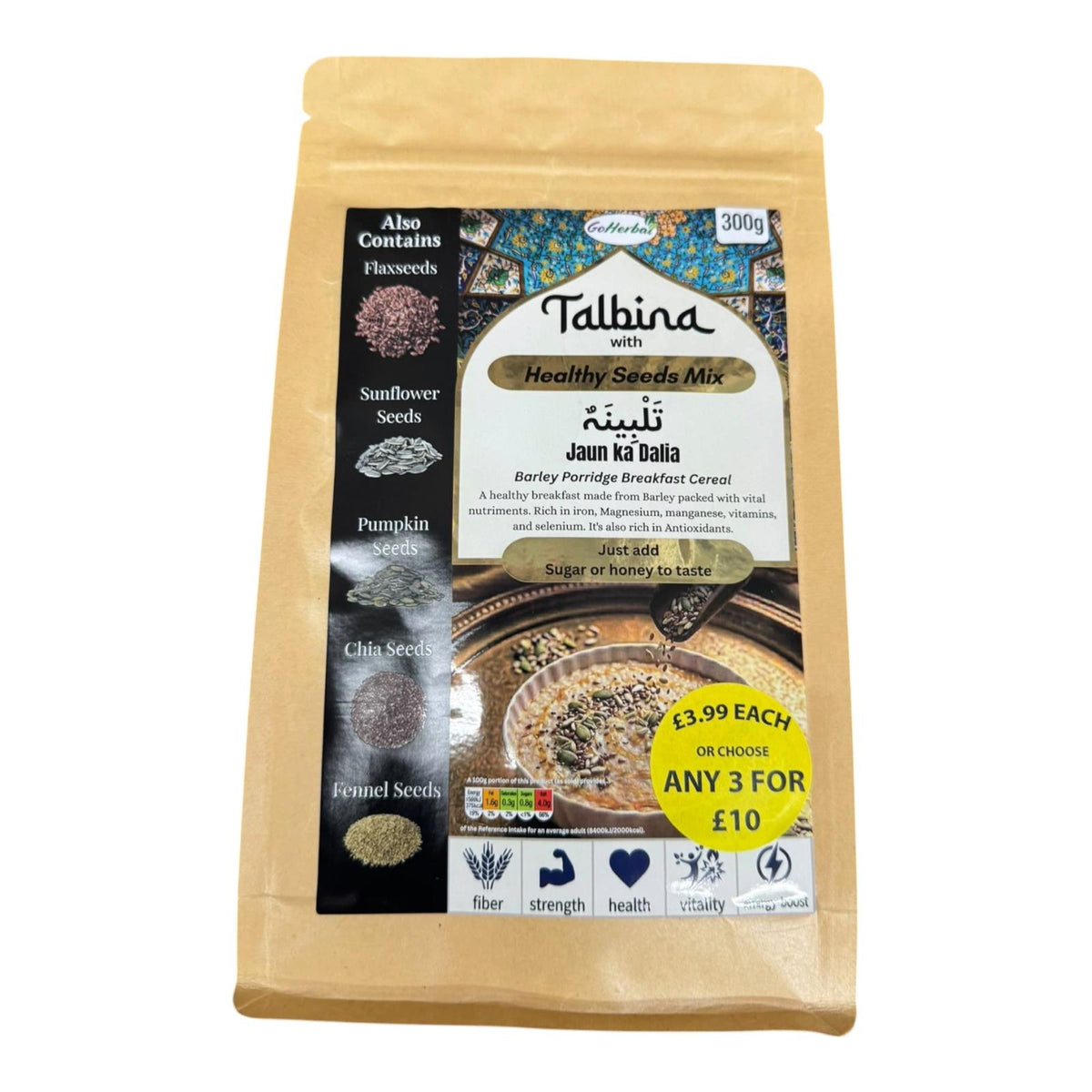 Go Herbal Talbina Healthy Seeds Mix 300g