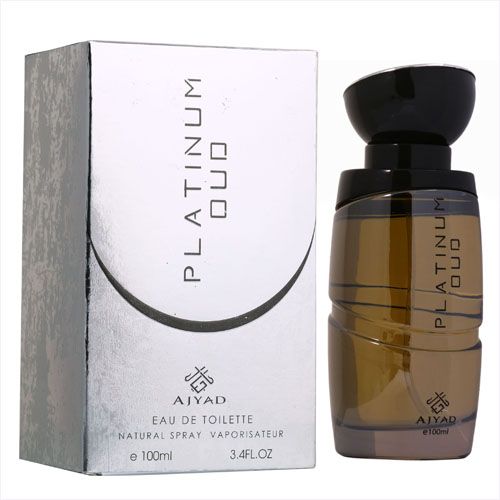 Ajyad Platinum Oud Eau De Toilette for Men 100ml