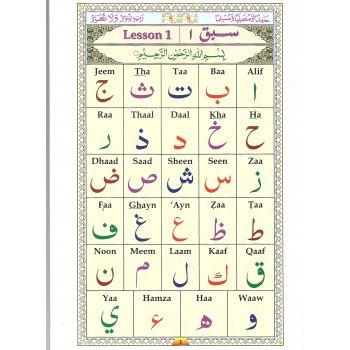 Ahsan al-Qawa'id (Colour Coded) With Gloss Finish