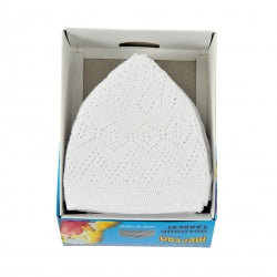 Kids Prayer Hat Mercan - White