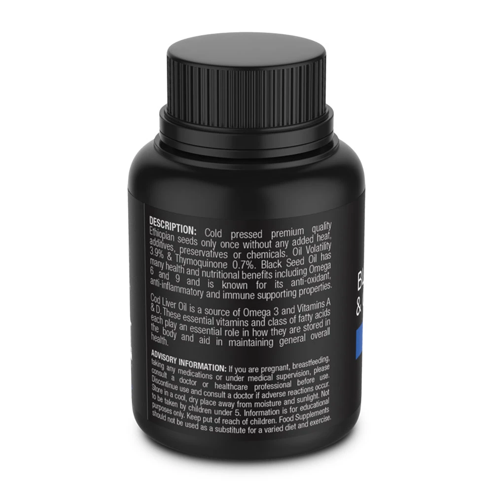 Black Seed Oil & Cod Liver Oil Capsules