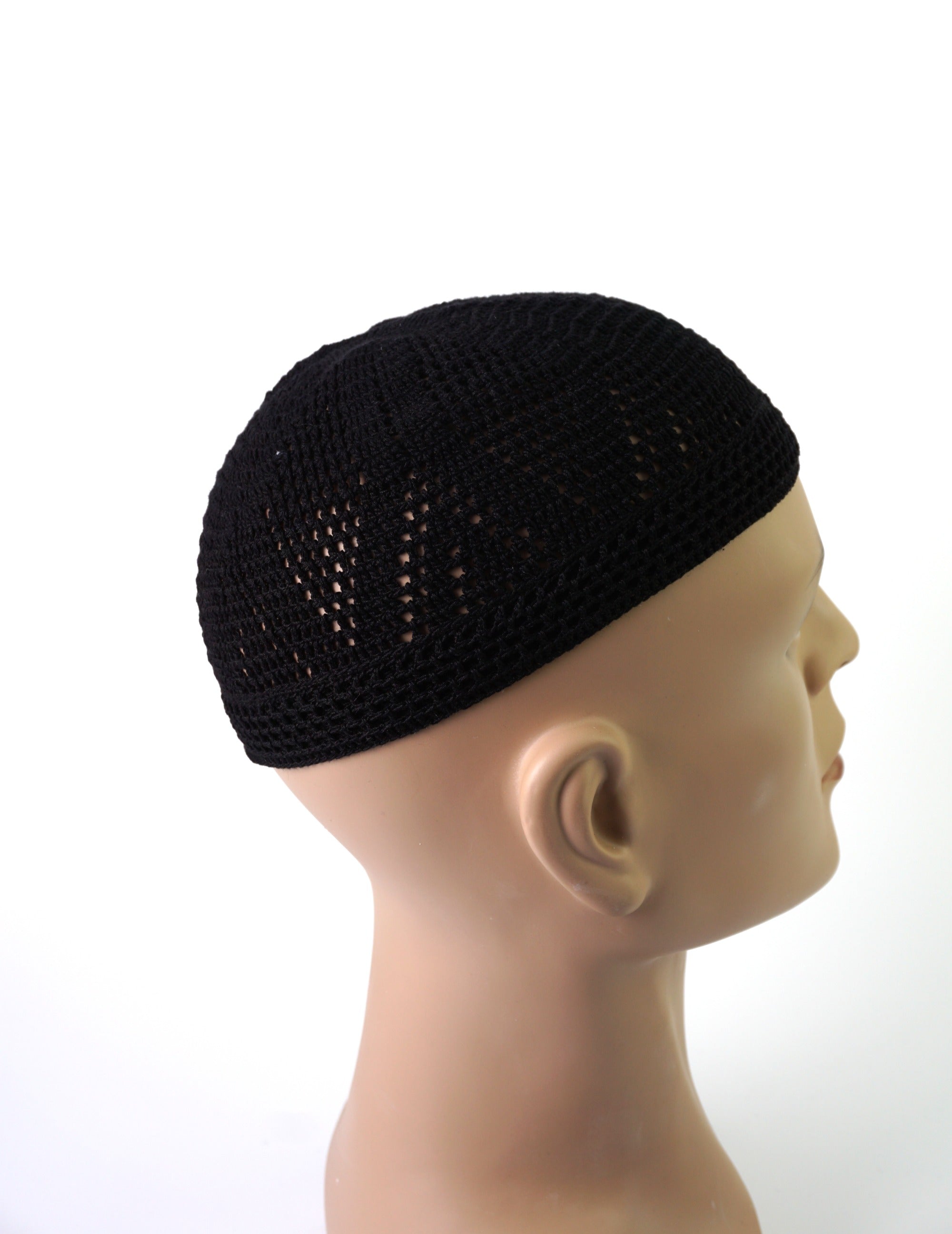 Damishq Black Hat ( Hand Knitted )