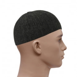 Knitted Vertical Line Prayer Hat