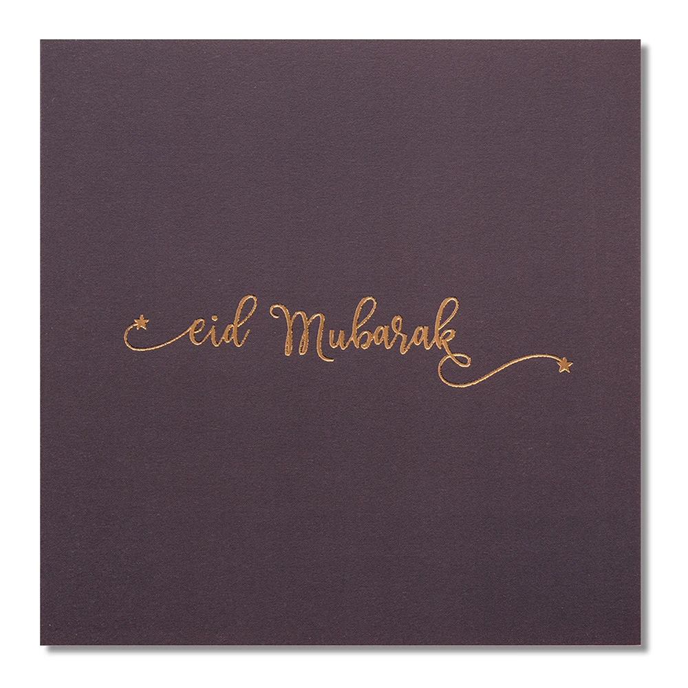 Eid Mubarak - Rose & Co - Gold Foiled - Grey RC 06