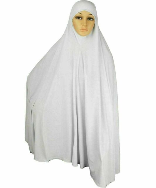 Yusra 2in1 Burkha White