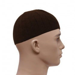 Knitted Vertical Line Prayer Hat