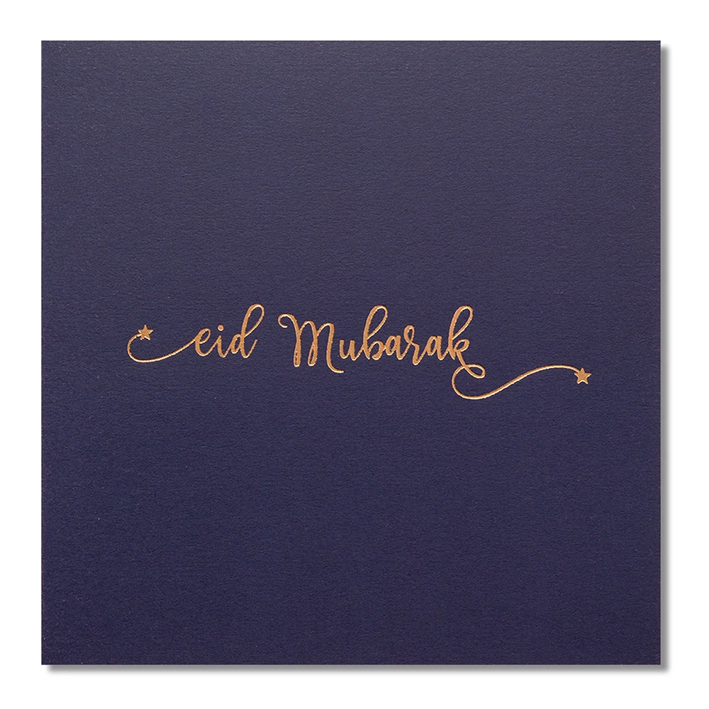 Eid Mubarak - Rose & Co - Gold Foiled - Navy RC 07