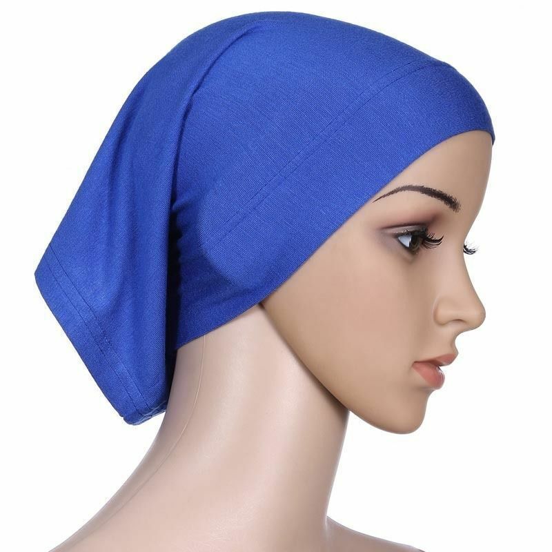 Plain Blue Tube Bonnet